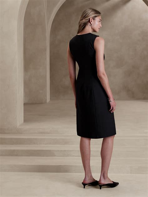 Basic Knee Length Sheath Dress Banana Republic Factory