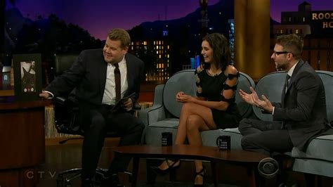 Naked Nina Dobrev In Late Late Show With James Corden