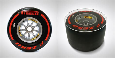 Formula 1 Wheel and Pirelli Tire Coffee Table - Super Soft Compound