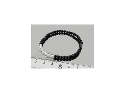 Comprar Pulsera Cuarzo Con Obsidiana Negra Online