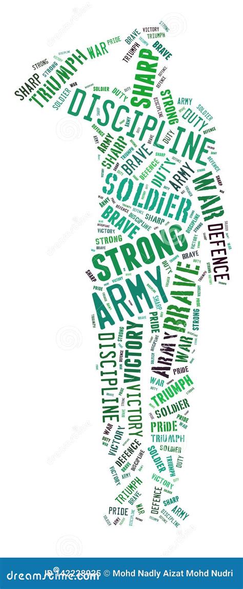 Army Strong; the Slogan of United States Army Stock Illustration ...