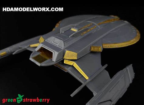 USS SHENZHOU NCC-1227 Photo Etch Detail Set for the Polar LIGHTS 1/2500 ...