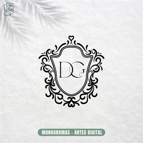 Monograma Digital Casamento Bras O Mod Elo