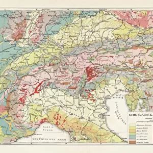 Alps Geological Map Our Beautiful Wall Art And Photo Gifts Include