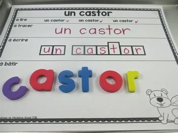 Canada Themed Word Work Activity Mats In French By La Classe De Madame