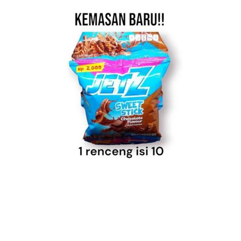 Jual SNACK CIKI JETZ RASA COKLAT 18 Gram 1 Renteng Isi 10 Pcs Shopee