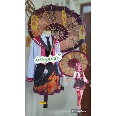 Jual Kostum Cosplay Kagura Exorcist Mobile Legend Custome Ukuran