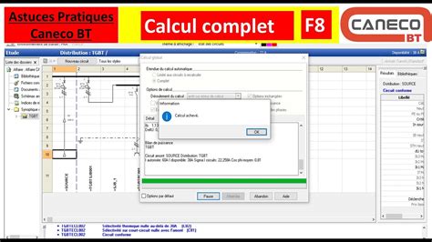 Astuces Pratiques CAneco BT Calcul Complet YouTube