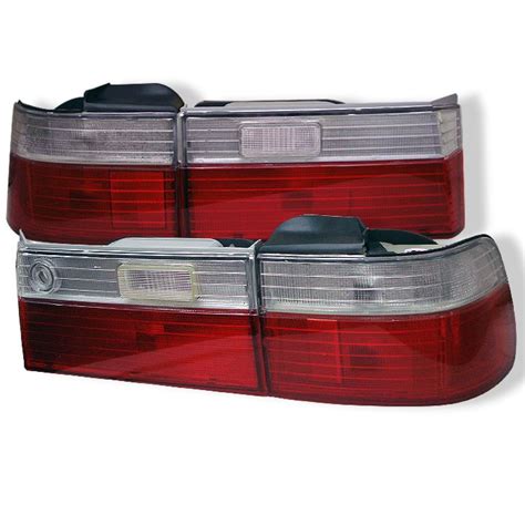 Honda Accord 90 91 4dr Jdm Altezza Tail Lights Red Clear 111 Ha90 Rc