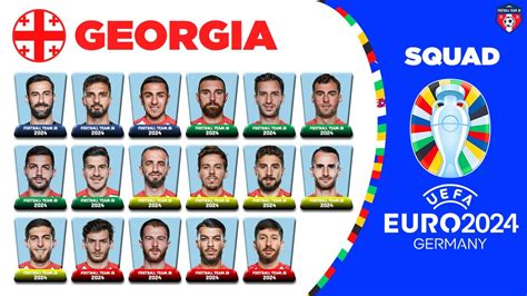 Georgia Squad Euro Qualifiers Ft Kvaratskhelia Uefa Euro