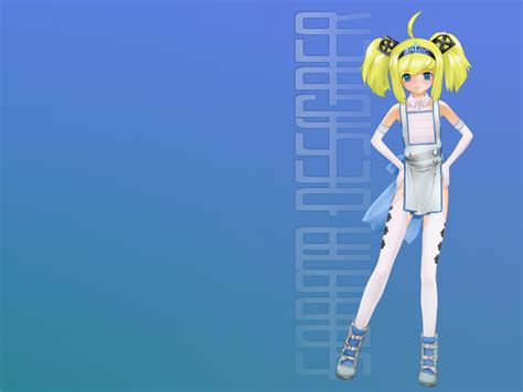 Apron Ashibe Ryou Blonde Hair Original Tagme Thighhighs Twintails Konachan Konachan