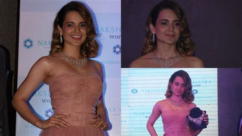 Kangana Ranaut At Nakshatra Jewllery Launch Of A New Adv Campaign YouTube