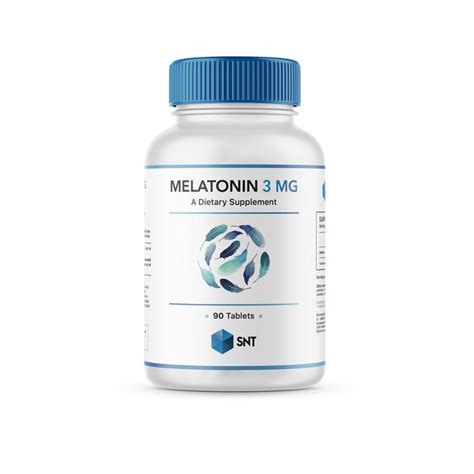 СНТ Мелатонин 90 таблеток, SNT Melatonin 3 mg, Здоровый сон - купить с ...