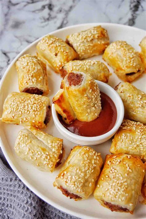 Air Fryer Sausage Rolls | Sweet Caramel Sunday