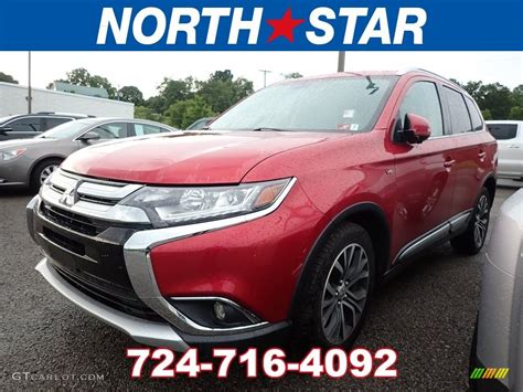 Rally Red Metallic Mitsubishi Outlander Gt S Awc