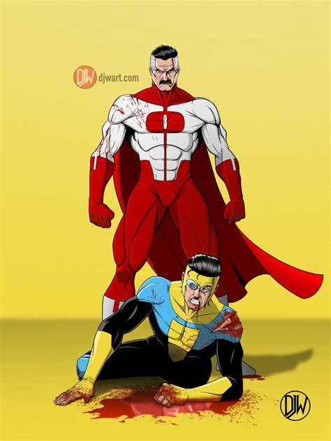 ArtStation - Omni Man vs Invincible