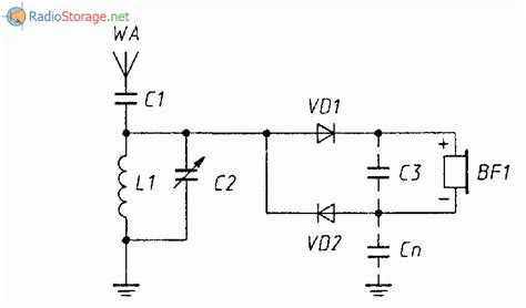 Варианты детекторного приемника с емкостной связью