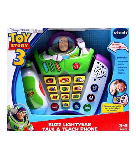 Vtech Toy Story 3 Buzz Lightyear Learn Talk And Teach Phone Buy