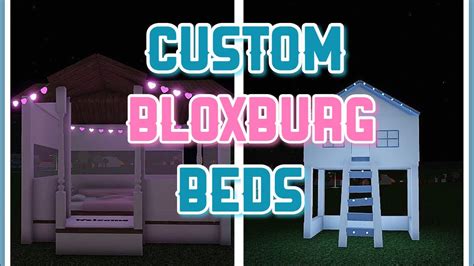 How To Make Custom Bloxburg Beds Bedroom Ideas Youtube