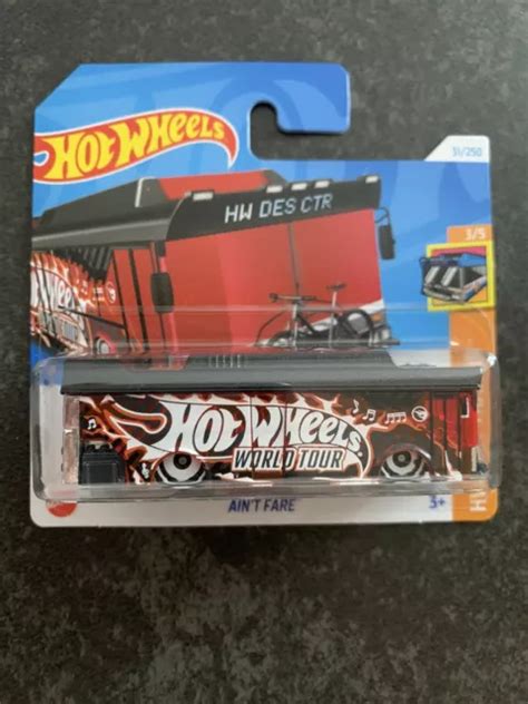 Hot Wheels Treasure Hunt Aint Fare Th Fast Transit Red Color Hw Des Ct Eur