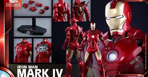 Hot Toys Iron Man Th Scale Mark Iv Collectible Figure Exclusive Part Toy Re Action