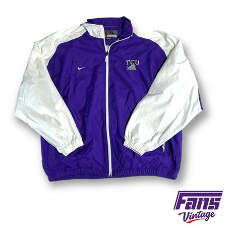 Y2k Vintage Tcu Jacket Rad Nike Windbreaker Fans Vintage