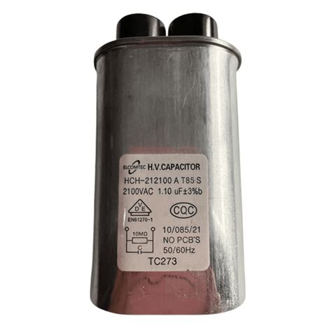 Capacitor Para Horno Microondas 1 10MF 2100V My Home Solutions