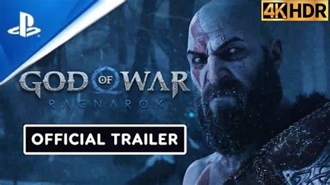 New God Of War Ragnarok Trailer 4k Official Cinematic Trailer Youtube