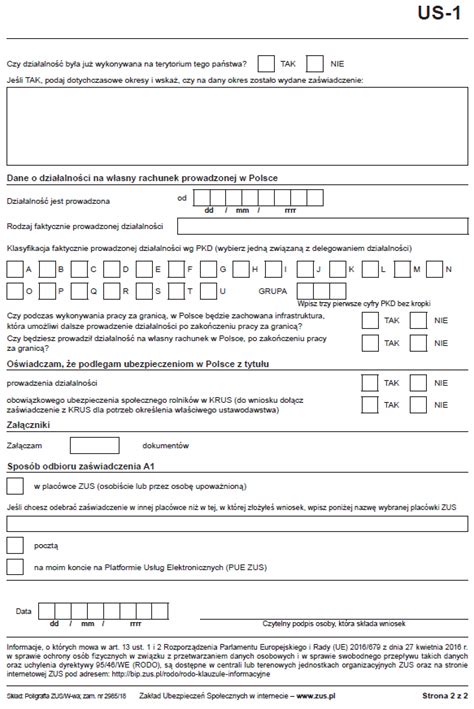 A Formularz Jak Uzyska Instrukcja Krok Po Kroku Rok
