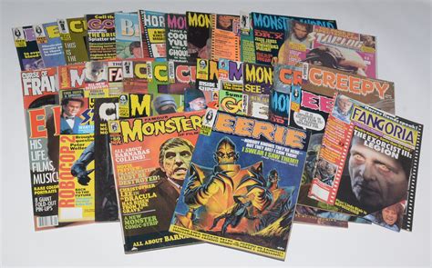 Lot 1268 - Horror Magazines and Music Magazines.