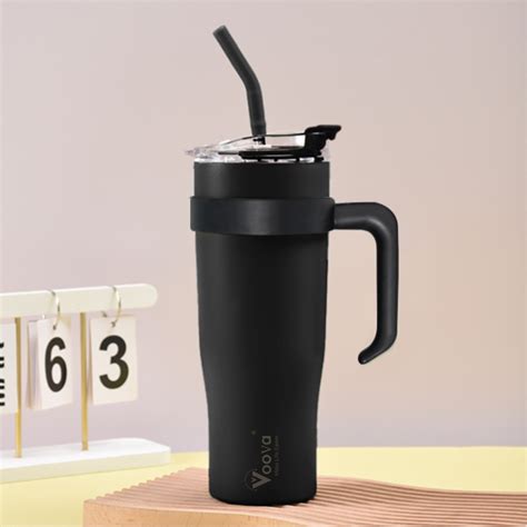 Jual VOOVA Stainless Tumbler 1250ml Hot And Cold BPA FREE Tumbler Stainless Steel 1 25 Liter