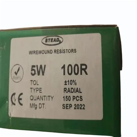 250 Ohm Stead Wire Wound Resistor Radial At Rs 750 Box In Chennai ID