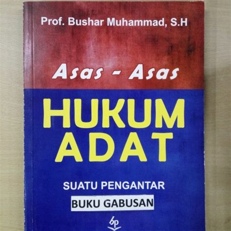 Detail Buku Pengantar Dan Asas Asas Hukum Adat Koleksi Nomer