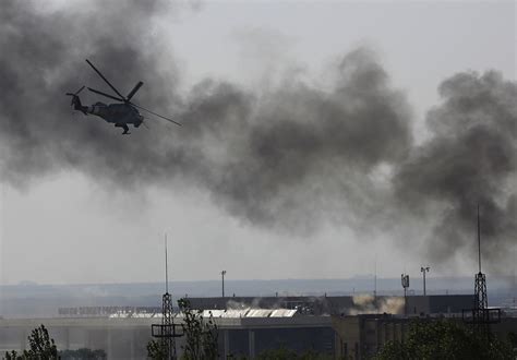 Ukraine Military Says Donetsk Airport Freed Poroshenko Talks Tough