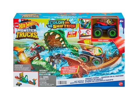 Ripley SET DE JUEGO HOT WHEELS MONSTER TRUCKS ATAQUE COCODRILO