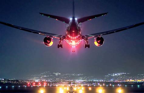 Airport Night Wallpaper 4k