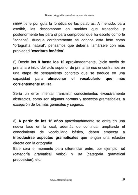 Buena Ortograf A Sin Esfuerzo Para Docentes Pdf