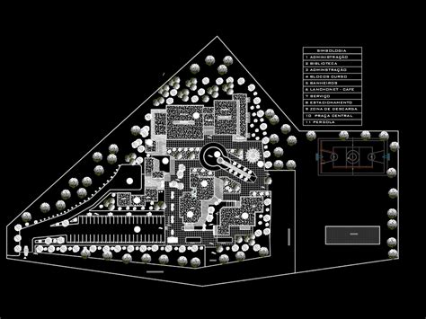 Centro Social Em Autocad Baixar Cad 2 77 Mb Bibliocad