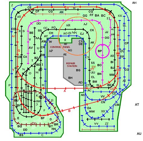 Lionel Train Track Layout Plans