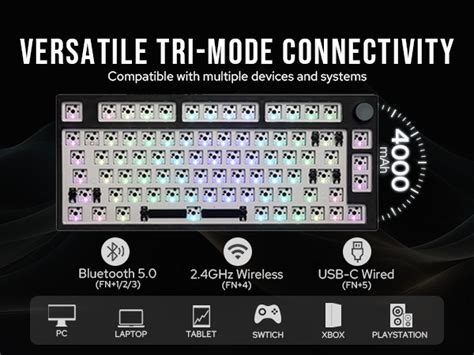 Mua Epomaker Th Pro Wireless Barebones Keyboard Kit Hot Swap Mechanical Keyboard Kit