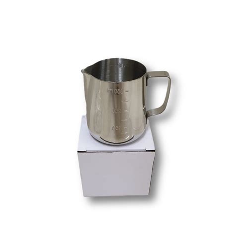 Jual Milk Jug Embos Scale Barista Latte Art 350ml Titanium Stainless Shopee Indonesia