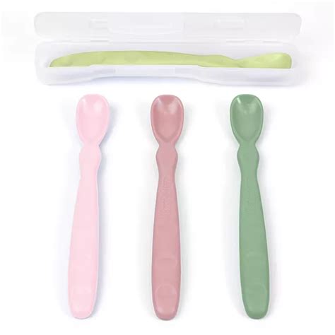 Re-Play 3-Pack Infant Spoons with Travel Case