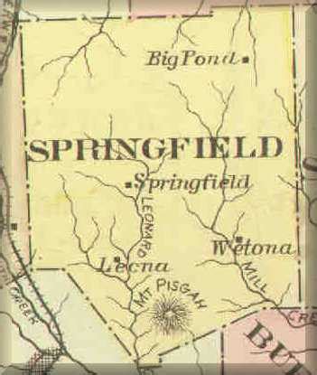 Springfield Township Bradford County Pa History And Genealogy Of Its