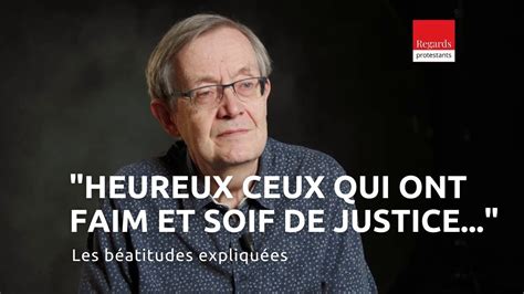 Heureux ceux qui ont faim et soif de la justice Les Béatitudes