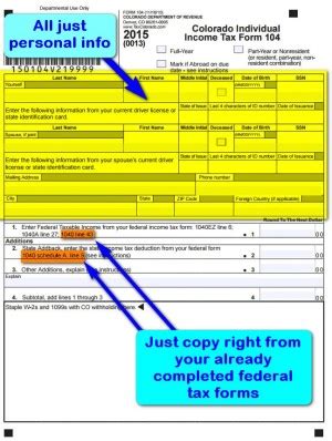 How To File Colorado Income Tax Taxes The Finance Gourmet