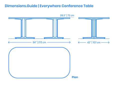 Conference Table Sizes Chart