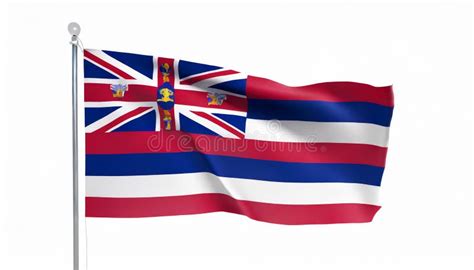 State Flag of Hawaii stock image. Image of states, hawaiian - 301322521