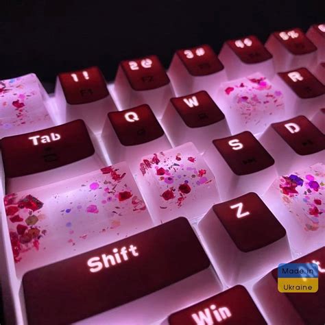 Handmade Keycaps sakura Made From HQ Epoxy Resin for Mechanical ...