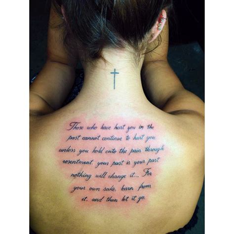 birthday tattoo #back #tattoos | Tattoo quotes for women, Meaningful ...