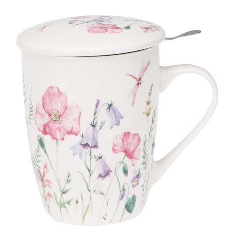 Kubek Z Zaparzaczem Blossom Ml Z Porcelany Kubki Kawa I Herbata